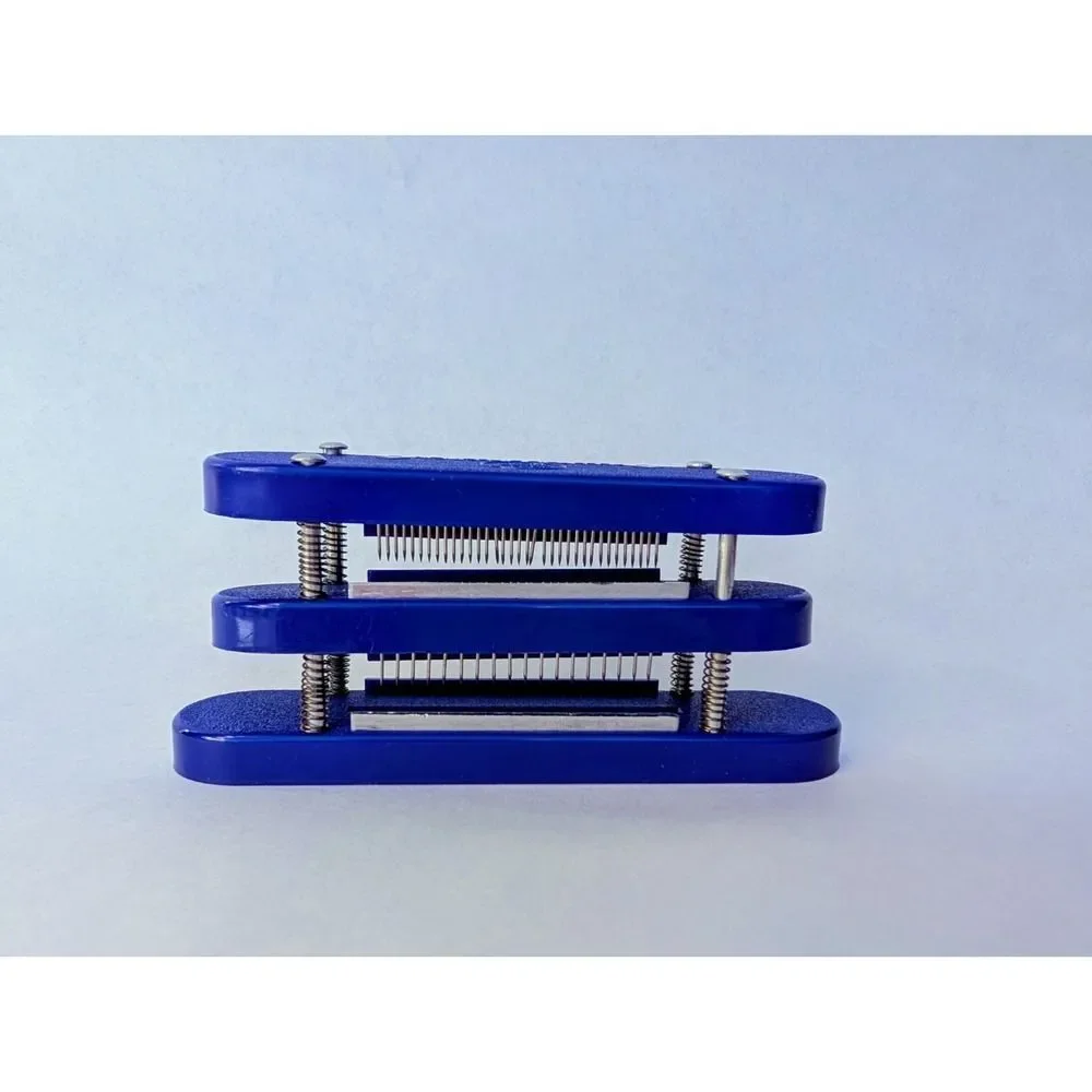 Vintage Giftco Brand 2 In 1 Ribbon Shredder & Curler Used With Box - Blue